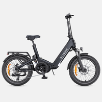 bicicleta electrica engwe l20 30 pro motor central de 250 w y 100 nm suspension completa - color negro