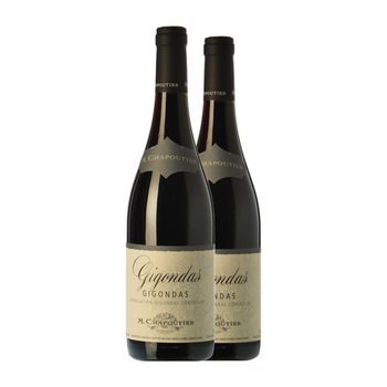 Michel Chapoutier Vino Tinto Gigondas Crianza 75 Cl 14% Vol. (pack De 2 Unidades)