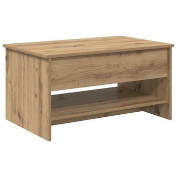 Mesa De Café Roble Artisan 80 X 50,5 X 41,5 Cm Vidaxl