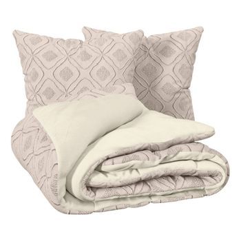 Juego De Cama Amy, 240 X 260 Cm, Color Beige - Atmosphera Createur D'interieur