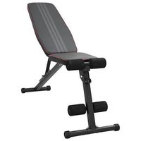 banco de pesas manual negro 131 x 41 x 110 cm vidaxl