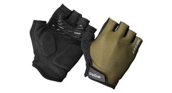 Gripgrab explr guantes cortos acolchados de verano verde