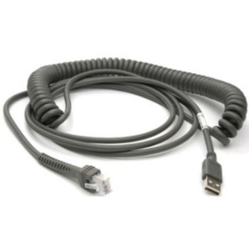 Cable de datos Zebra CBA-U09-C15ZAR USB A 4,57 metros