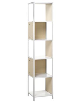 Estantería de 5 niveles  165 cm blanco