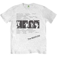 the beatles camiseta manga larga album tracks para mujer