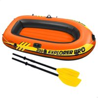 ld morphling-barco inflable con remos  intex