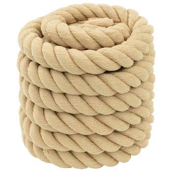 Cuerda Para Barco 3 Mm 25 M Natural Vidaxl