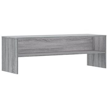 Mueble De Tv Madera De Ingeniería Gris Sonoma 120x40x40 Cm Vidaxl