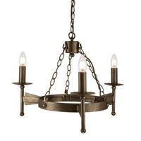 lampara de arana cromwell 3 luces