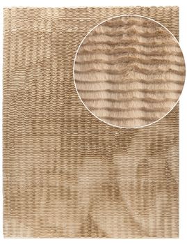 Alfombra de piel Arnia beige 200x280 cm