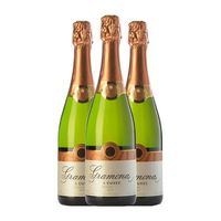 gramona la cuvee brut cava reserva 75 cl 12 vol pack de 3 unidades