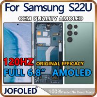pantalla amoled de 68 y 120hz para samsung galaxy s22 ultra lcd con marco s908b s908u conjunto de pantalla tactil digitalizadora