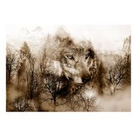 papel pintado 3d - mountain predator brown 400x280 cm