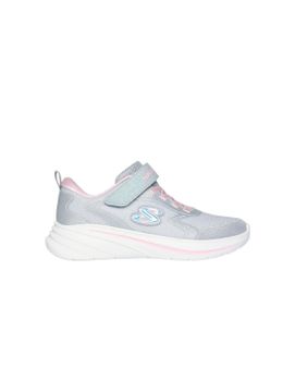 Zapatillas Skechers Wave 92 Niña Light Gris Sparkle M