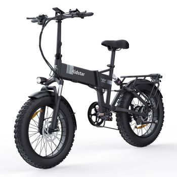 [EU DIRECT] Bicicleta eléctrica Ridstar H20,batería de 48V 15Ah,motor de 1000W,velocidad máxima recomendada 25KM/H,neumá