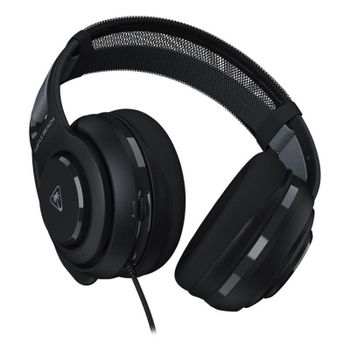 Auriculares Turtle Beach Atlas 200 con cable jack 3.5 mm para gaming, micrófono boom, color negro