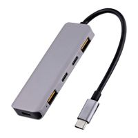 concentrador usb-c tnb tchubusbc 5 puertos 10 gbps pd 100 w