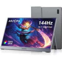 monitor arzopa 161 fullhd 144hz ips portatil srgb 106 780 g aluminio usb-c hdmi mini
