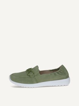 CAPRICE Slipper, green, made of Leather, Size 41