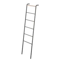 escalera toallero con 6 barras - h160 cm - negro