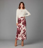 twinset para mujer 252tp2702 falda estampado floral rosa 42 casual viscosa