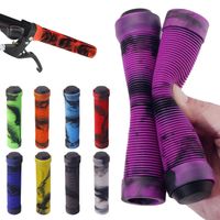 punos de goma antideslizantes para manillar de bicicleta cubiertas protectoras para manillar de bicicleta de montana bmx y scooter para barras de 222mm accesorios para ciclismo