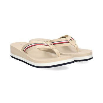 Tommy Hilfiger Chanclas Mujer - Beige Talla 38