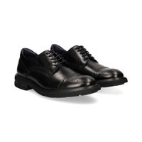 fluchos zapatos de vestir hombre - negro talla 40