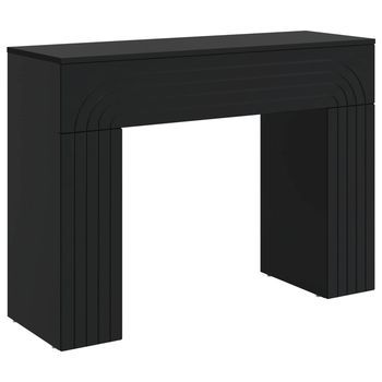Mesa De Café - Mesa De Centro Negro 102 X 35 X 75 Cm Madera De Ingeniería