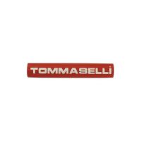 protector de manillar tommaselli vintage 240mm rojo