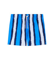 emporio armani para hombre em000583af20446 banador estampado de rayas sombreadas azul s beachwear poliester