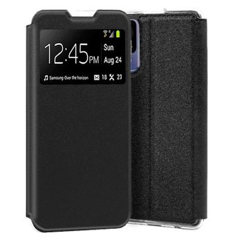 Cool Funda Flip Cover Liso Negro para TCL 40 SE