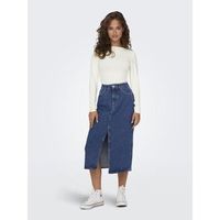 only falda 15319268 bianca-medium blue denim para mujer
