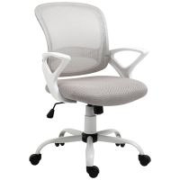vinsetto silla de oficina malla gris