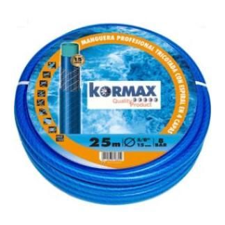 Manguera Tricotada Azul 19mm. R/50mt.