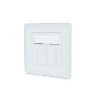toma de conexion de datos digitus dn-90108-2 cat 6a 2xrj45