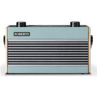 rambler portable dabr retro bluetooth radio - blue blue