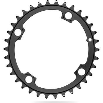 Absolute Black Plato Carretera Ovalado Roadgravel 1104 Bcd 2x 9100800090006800 Black