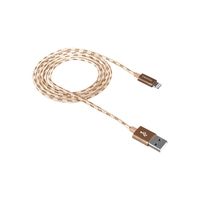 lightning usb braided cable for apple gold
