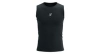 camiseta de tirantes compressport trail racing negra para hombre