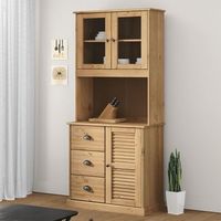 armario de almacenamiento  armario superior para tocador vigo madera de pino 78x30x100 cm cfw741611