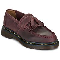 dr martens mocasines adrian cherry red crazy horse para mujer