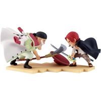 figura coleccionable banpresto one piece edward newgate vs shanks 13 cm pvc