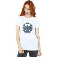 marvel camiseta agents of shield logistics division para mujer