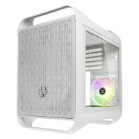 bitfenix prodigy m 2022 argb cristal templado usb-c blanca