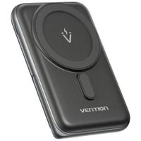 power bank vention fhnb0 10000mah 20w wireless carga rapida negra