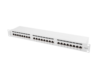 PATCH PANEL LANBERG 24 PUERTOS 1U 19
