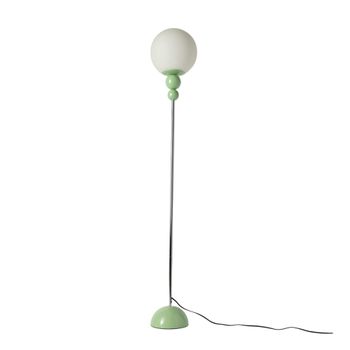 Lámpara de Pie Multibola, Metal Verde, Alt. 160 cm, E27