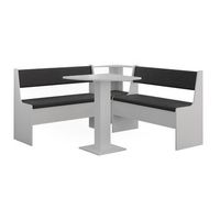 conjunto con banco esquinero roman 60 x 60 cm vicco