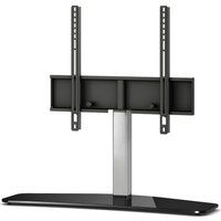sonorous curved pl2335 b-slv 900 mm tv stand with bracket - black  silver black